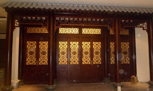 兴文传统仿古门窗浮雕技术制作方法